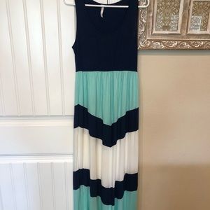 Chevron Maxi dress❤️